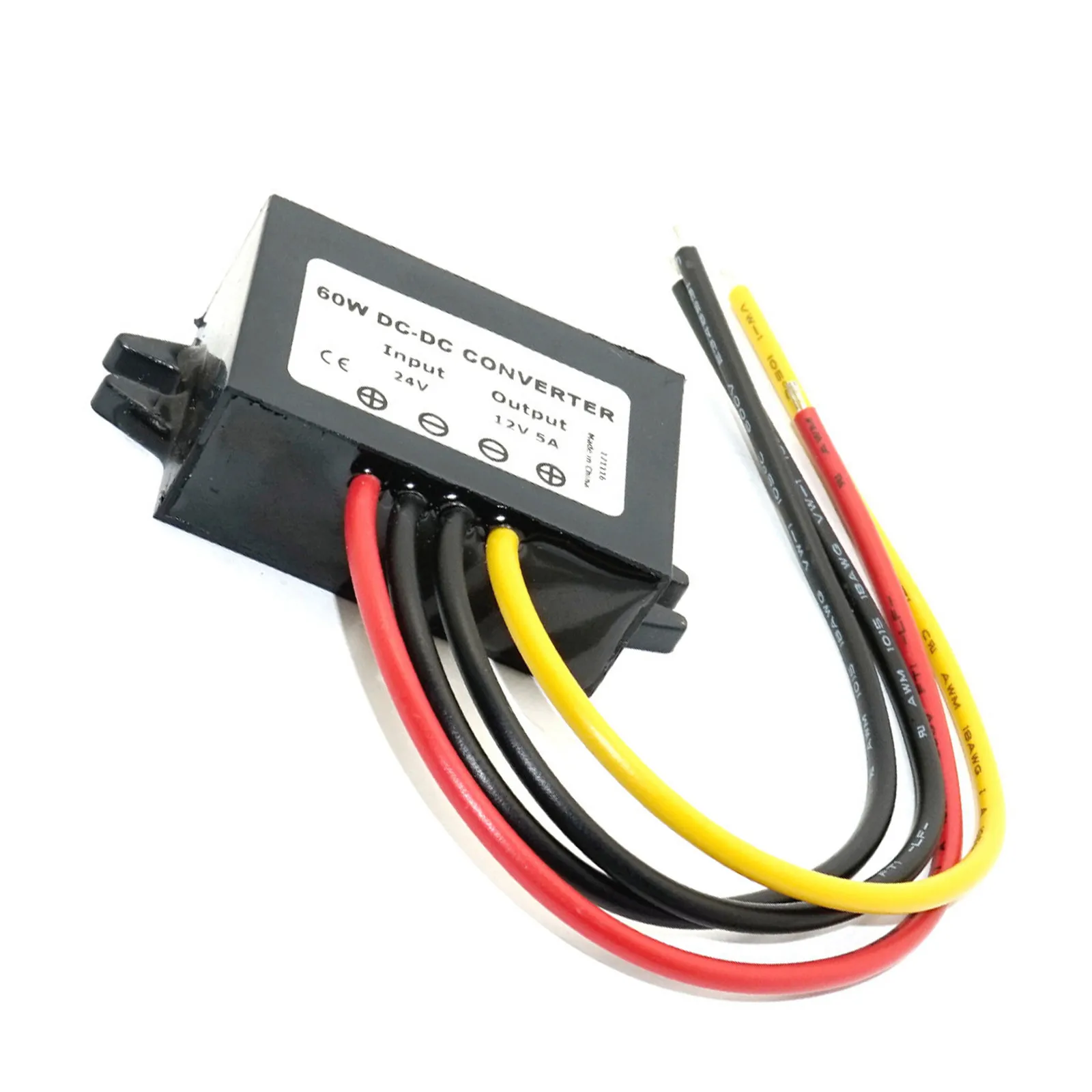 Dc-Dc Converter Professional 24V to 12V 5A Buck Converter Car Voltage Stabilizer Waterproof Overload Protection