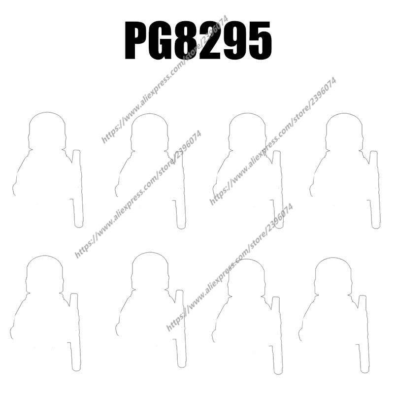 Action Figures Movie Acessórios, Blocos de Construção, Brinquedos De Tijolos, PG8295, PG2025, PG2026, PG2027, PG2028, PG2029, PG2030, PG2031, PG2032