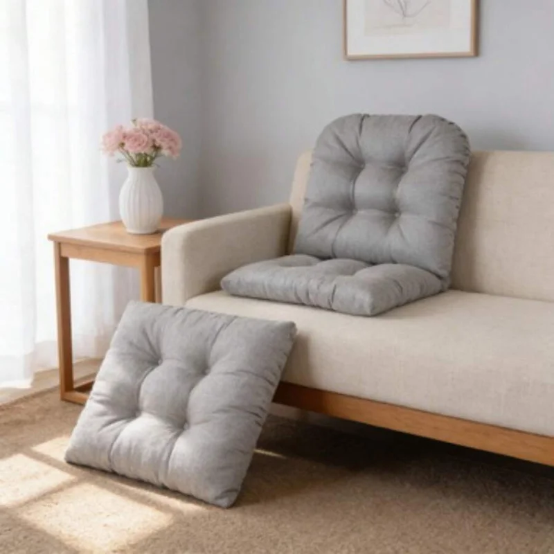 

Подушка для обеденного стула с тафтинговым декором - набор из 2 штук