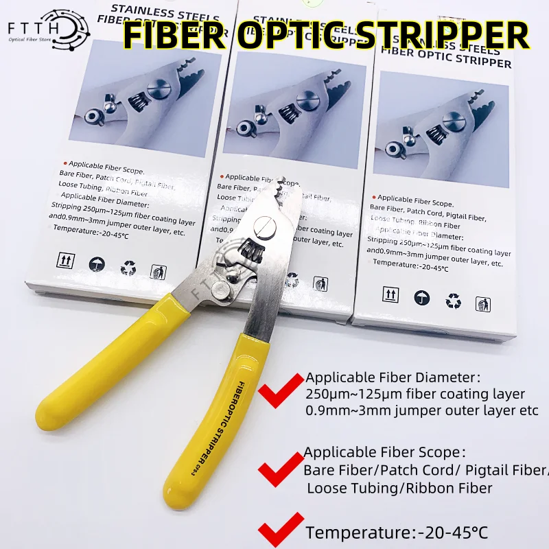 

Трехпортовые плоскогубцы для зачистки оптического волокна, инструмент для зачистки проводов, патч-корд для голого волокна для инструментов FTTH, плоскогубцы для зачистки оптического волокна, инструмент