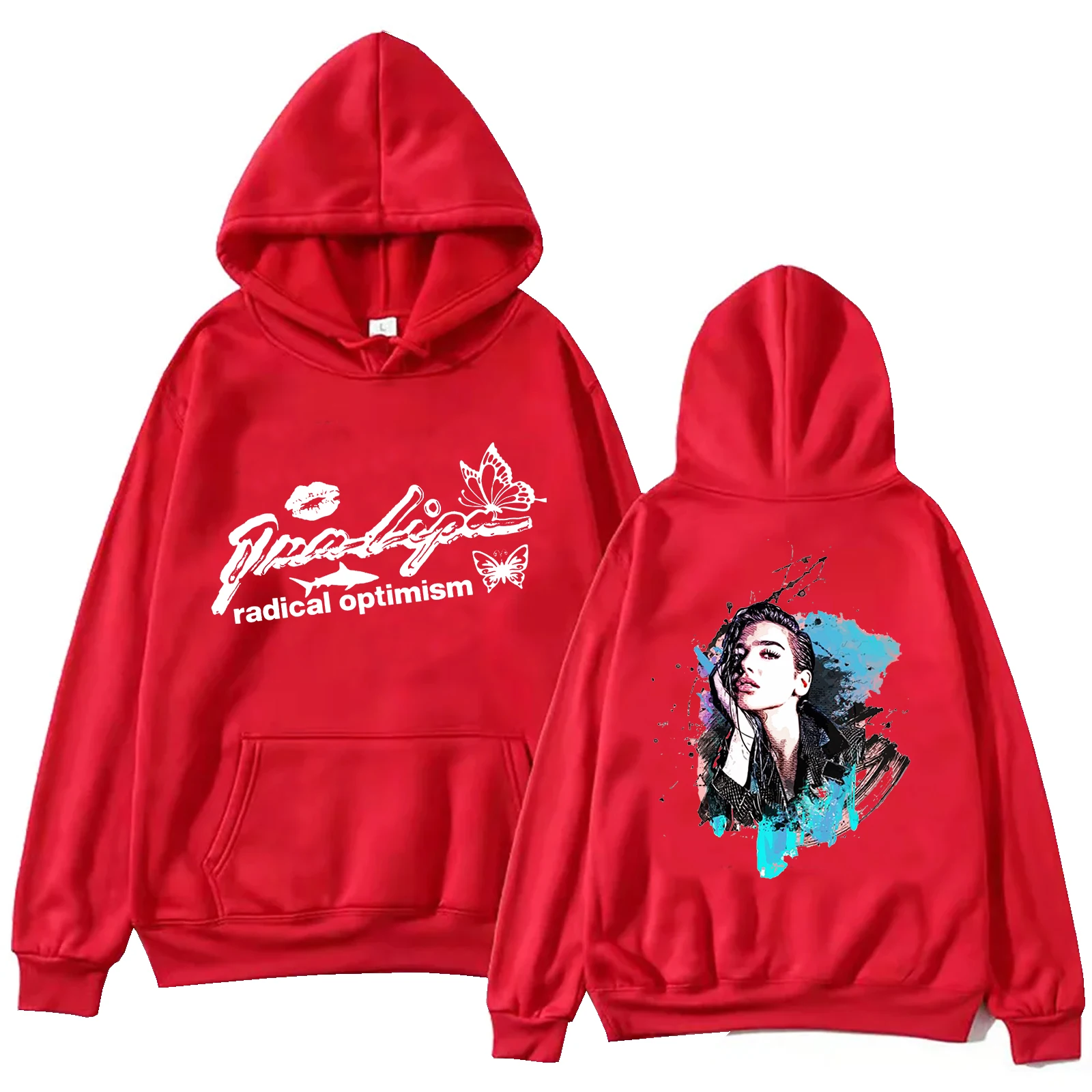 Dua-Lipa 2024 New Album Hoodie Harajuku  Pullover Tops Sweatshirt