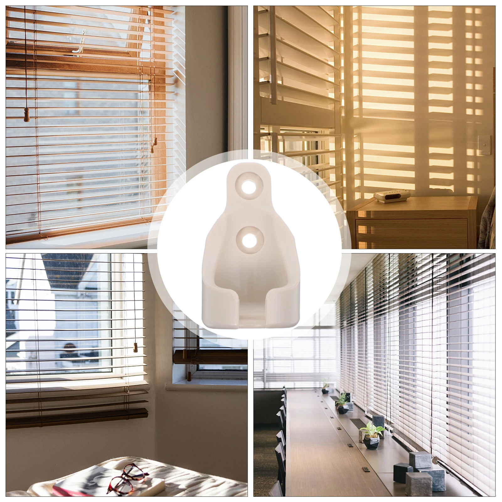

2 Pcs Shade Roller Blind Bracket Blinds Plastic Bungee Receiver Replacement Parts Umbrella and Roller Shade Set