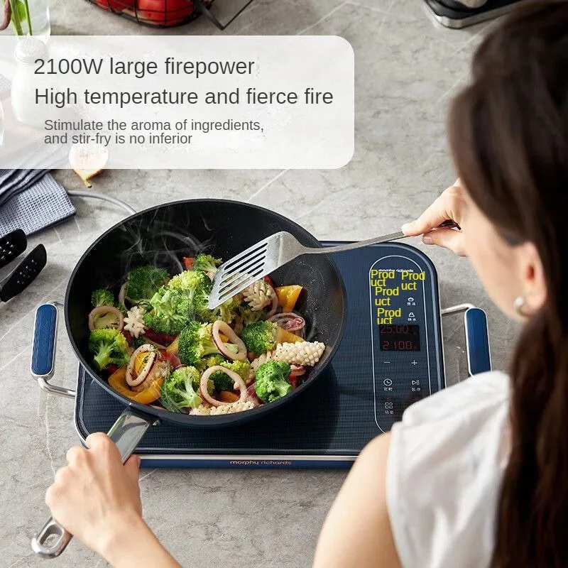 Single Stove Dual-frequency Temperature Control Multi-speed Adjustment 4H Timer Kitchen Cooking Multi-function Induction Cooktop