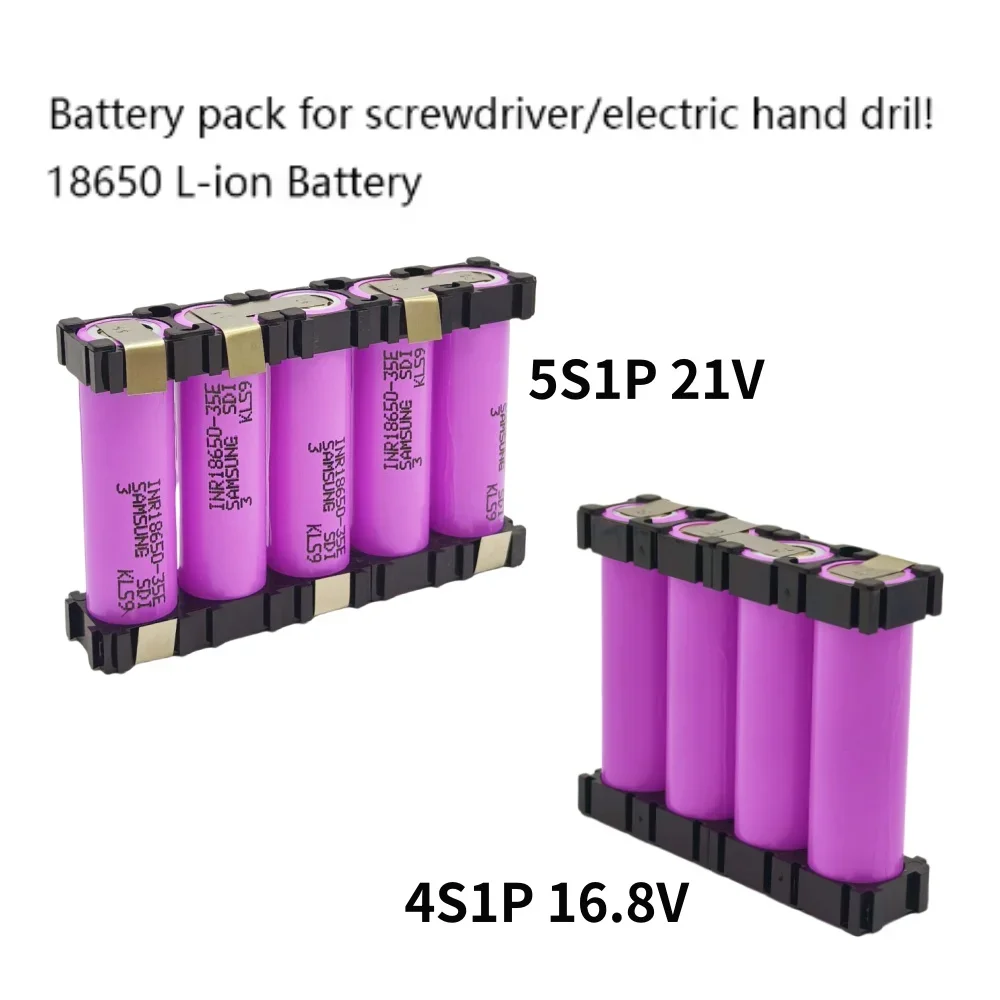 35E 18650 3500mAh 20A Discharge Battery 2S~6S 1P 2P 7.4V-25.2V For Electric Screwdriver Welding Battery Pack