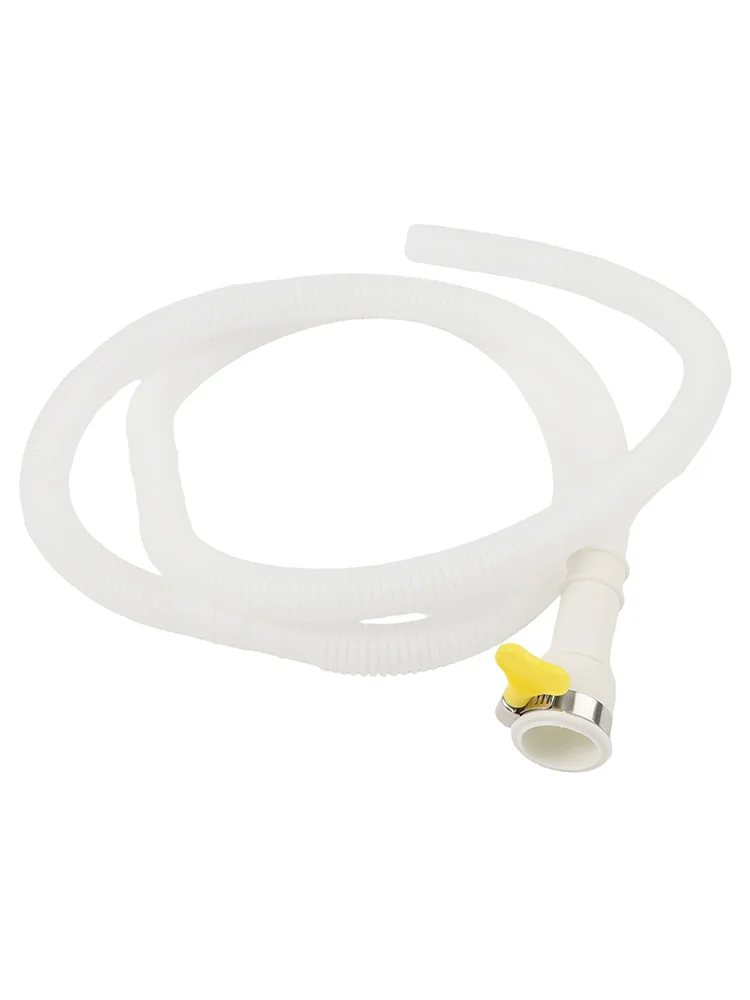 5 Meter White PVC Drainpipe Extension Hose for HVAC Condensate Drain Washing Machine Drain and Faucet Drain Lines