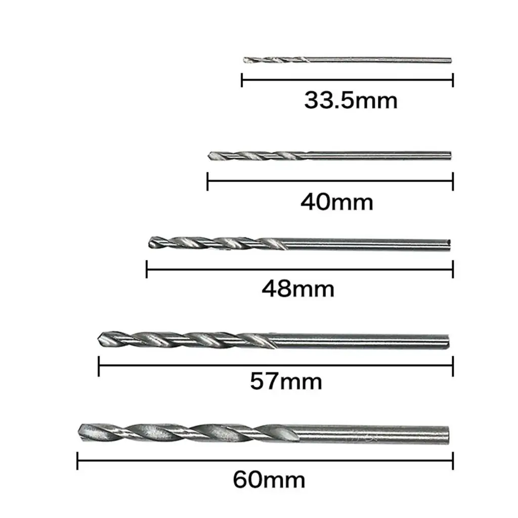 Taladro HSS multifunción de 50 piezas, 1/1, 5/2/2, 5/3mm, apto para herramientas rotativas