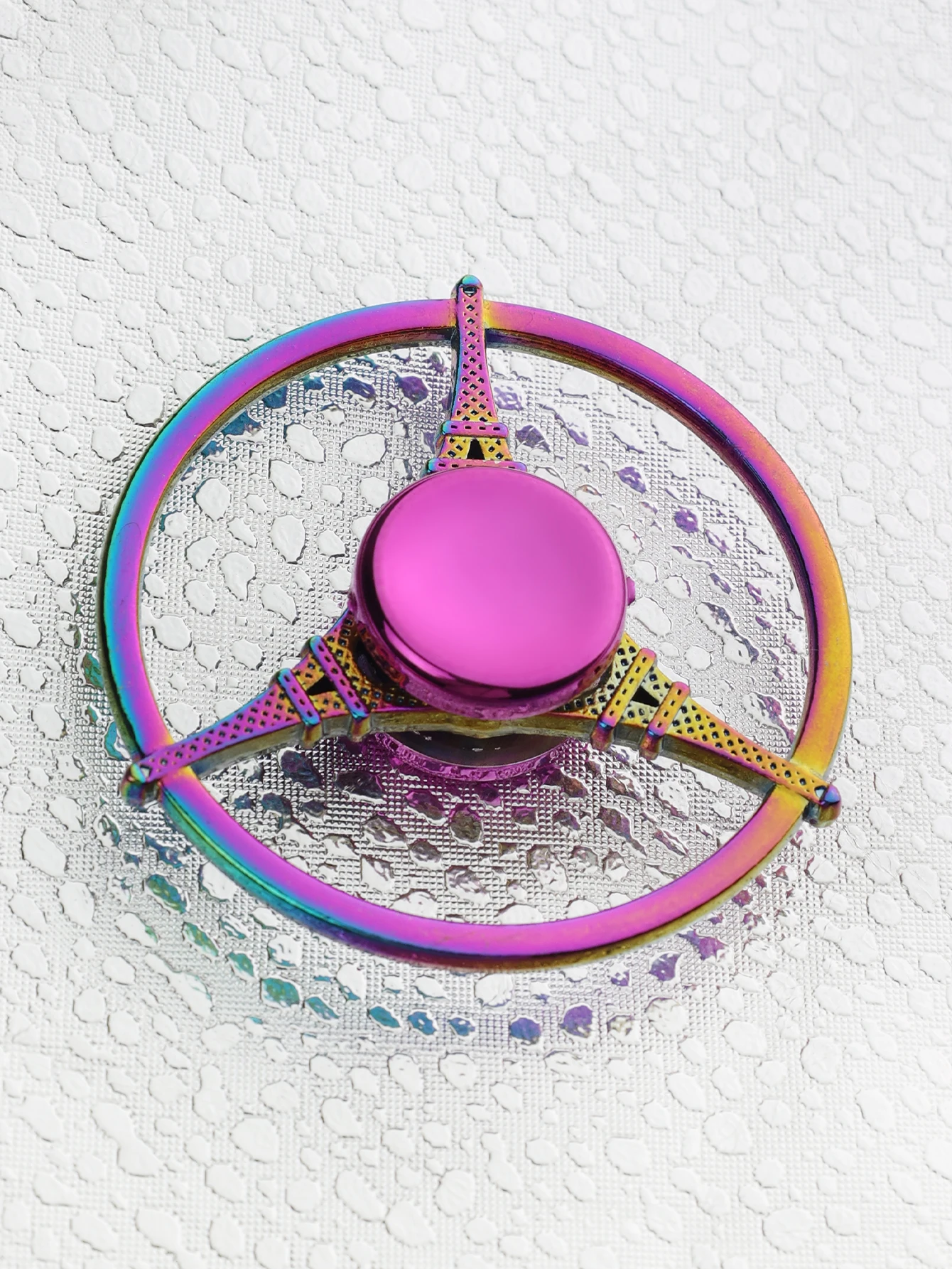 Buntes Fingerspinner-Spielzeug aus Zinklegierung zur Stressabbau und Unterhaltung, ideal für Teenager