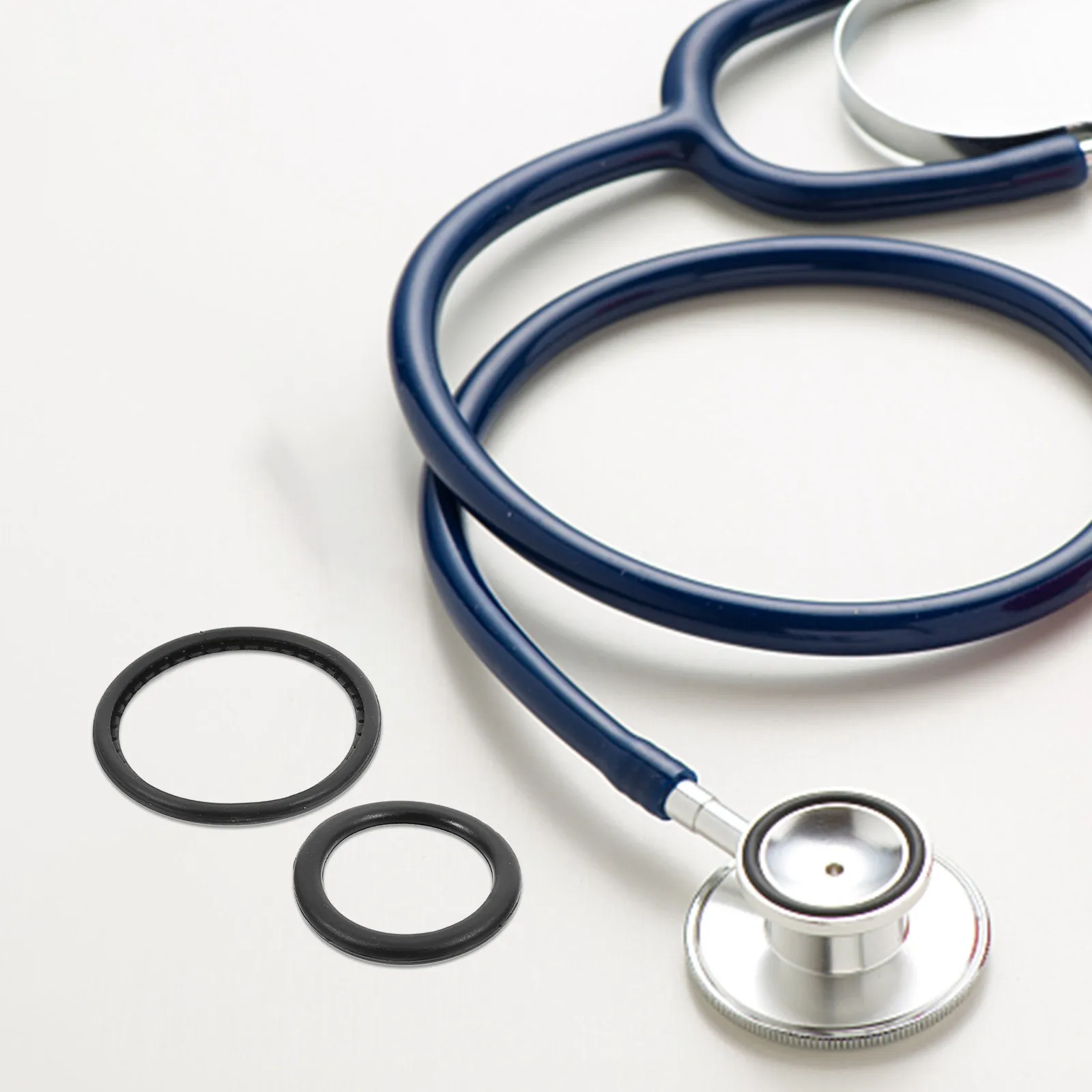 1Set Stethoscope Diaphragm Replacement Kit Versatile Diaphragm Assembly Ring for Optimal Comfort Stability Repair