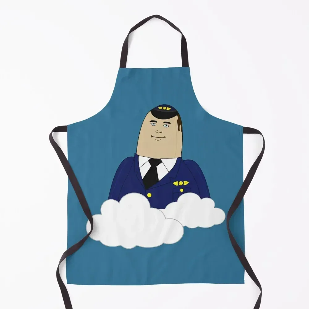 Airplane Movie 'Inflatable Autopilot' Apron Trim Cloth restaurant accessories Chef Accessories Apron