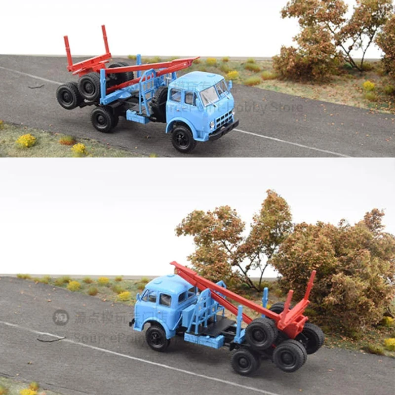 

1/43 Scale MAZ-509A Timber Transport Truck Simulation Plastic Car Model Static Display Collectible Toy Gift Souvenir