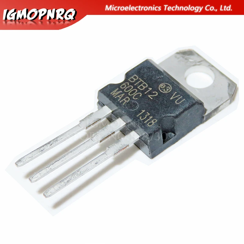 5 stücke BTB12-600C to220 BTB12-600 btb12 12-600c triacs 12 Ampere 600 Volt bis 220 neues Original