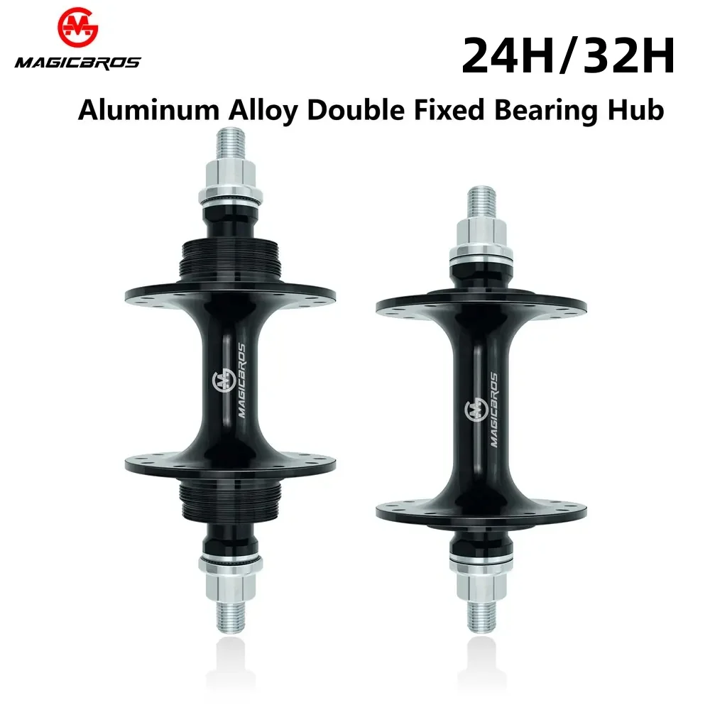 

MAGICBROS Fixie Bike Parts Fixed Gear Bike Front Rear Hub Single Speed Bicycle 20H 24H 32H Track Cycling Fixie Bike Hubs
