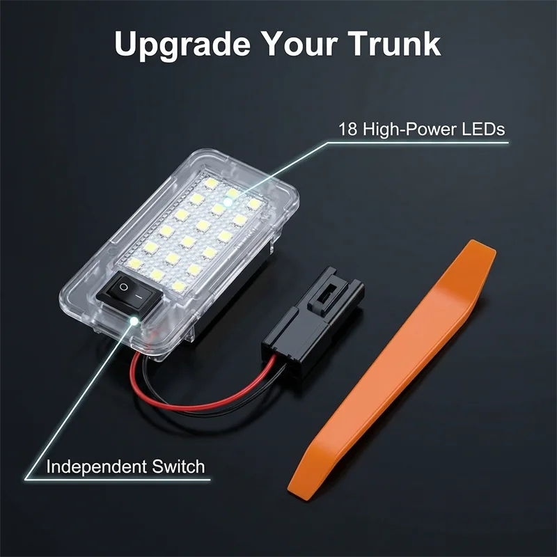 1Pcs Car LED Rear Trunk Lamp Luggage Compartment Light Bulbs 12V For Toyota RAV4 Prius Sienna Alphard Yaris Prime Harrier Venza