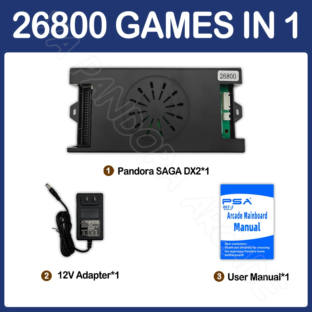 新型パンドラサーガDX 2 Plus 26800ゲーム搭載アーケードコンソール