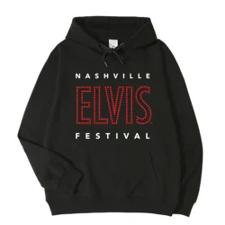 E-Elvis Presley Hoodie Unisex Long Sleeve Top Sales