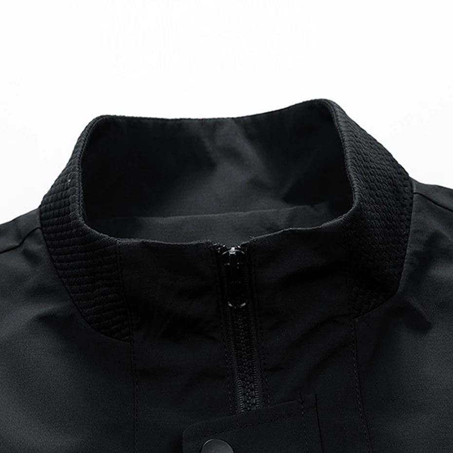 Spring Autumn Multi-pocket Cargo Jacket Men 8XL Plus Size Jackets Coats Fashion Casual Windbreaker Stand Collar Camp Jacket Male