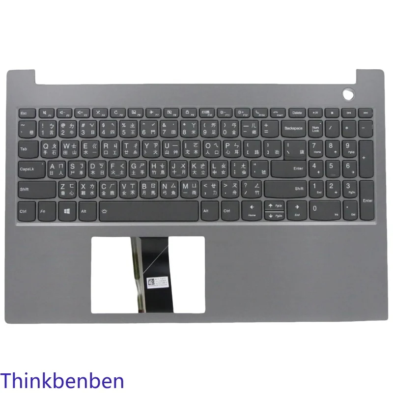 TW Traditional Mineral Gray Keyboard Upper Case Palmrest Shell Cover For Lenovo ThinkBook 15 IML IIL 5CB0W45234