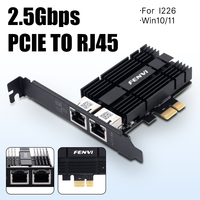 FENVI PCI-E To RJ45 Network Card For I226 PCI Express RJ45 Gigabit Ethernet LAN 2.5G 2500Mbps WiFi Adapter For Desktop PC