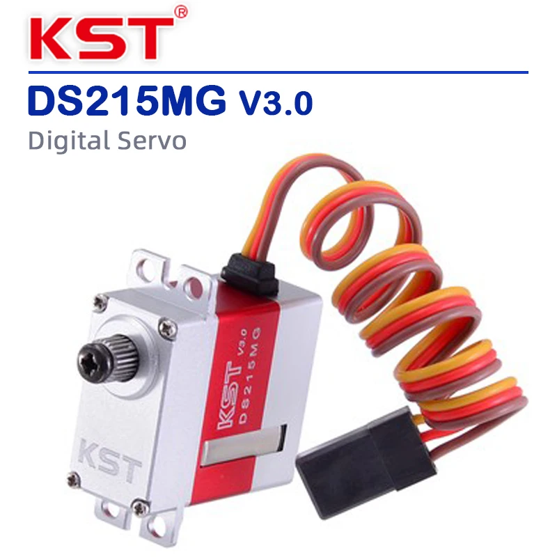 

KST DS215MG V3.0 Servo Upgraded Stainless Steel Gears Micro All Metal High torque 450-level swashplate digital servo