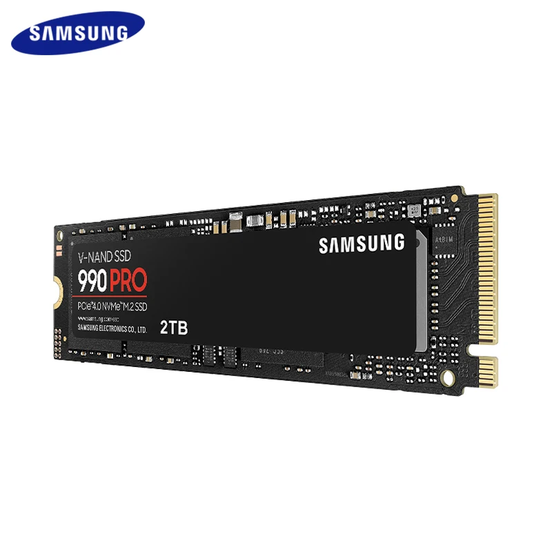 Imagem -04 - Samsung-disco de Estado Sólido Interno Disco Rígido para Desktop e Laptop Nvme m2 Ssd 1tb 990 Pro 2tb 100 Original Pcie Gen 4.0x4