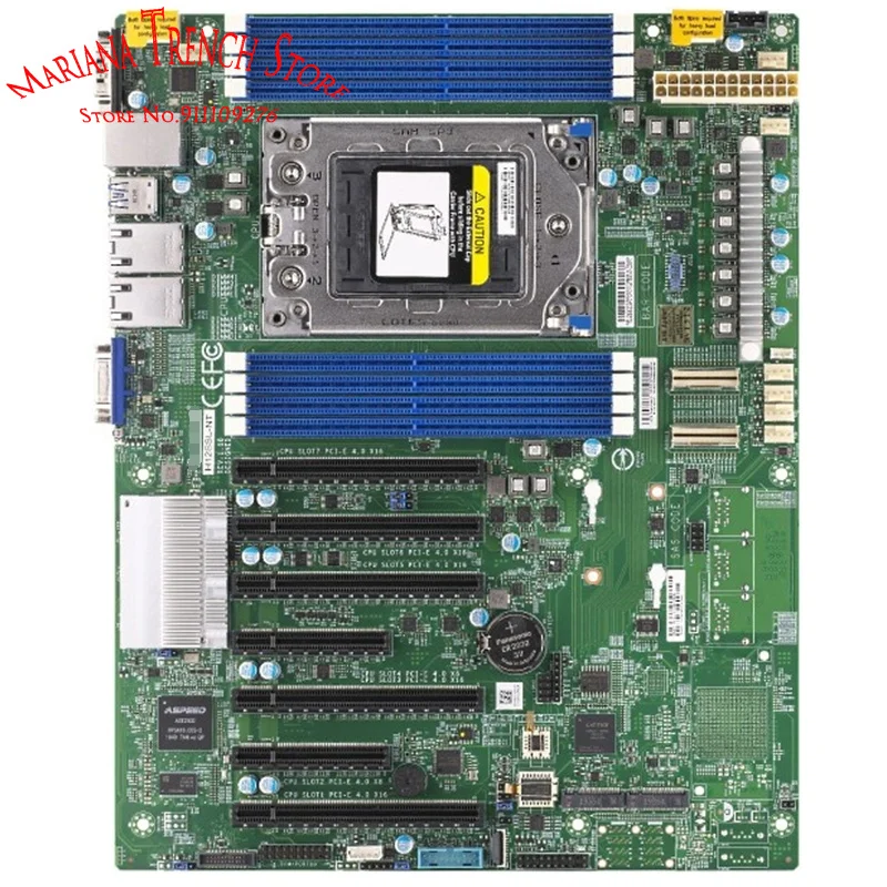 

H12SSL-NT for Supermicro Motherboard Single EPYC 7003/7002 Series Processor SATA3 SAS3 M.2 Dual 10GBase-T LAN