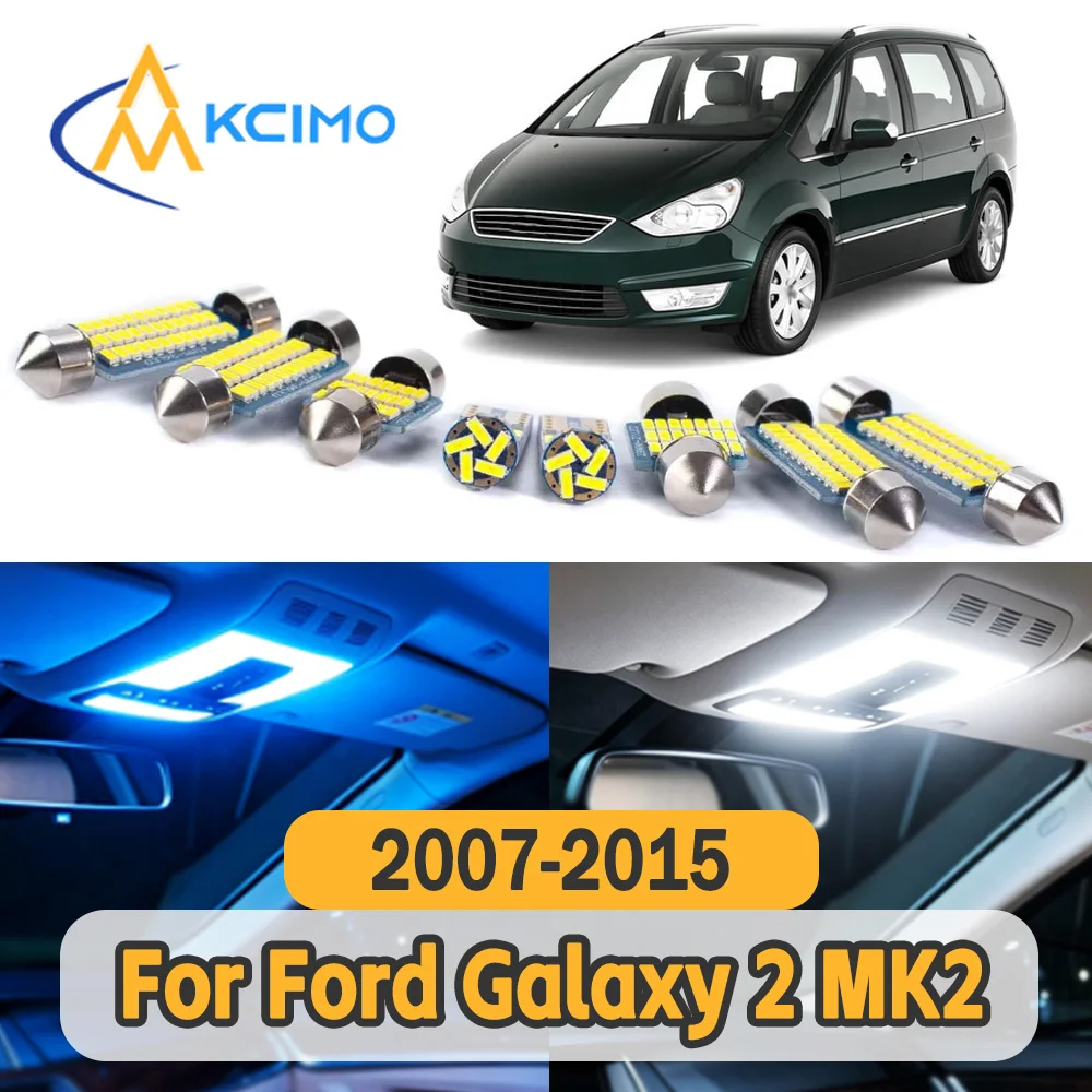 

Long Service Life Car Indoor Lamp Bulbs Stable Illumination Power Saving LED Light Replacement for Ford Galaxy 2 MK2 2007-2015