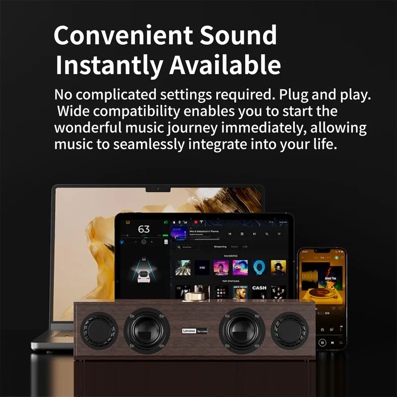 Alto-falante Multimídia Bluetooth C02 com Modo Duplo Fio e Retro para TV — foto 8