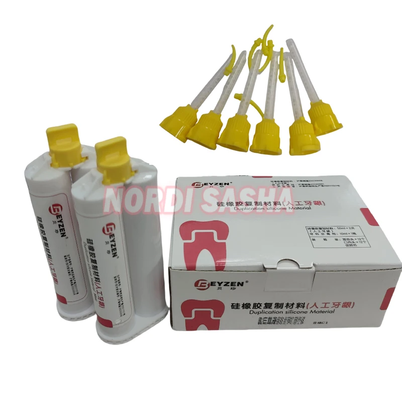 

Dental BEYZEN Gingival Mask Impression Material Dental Artificial Gum Silicone Rubber Replication Duplication Silicone Material