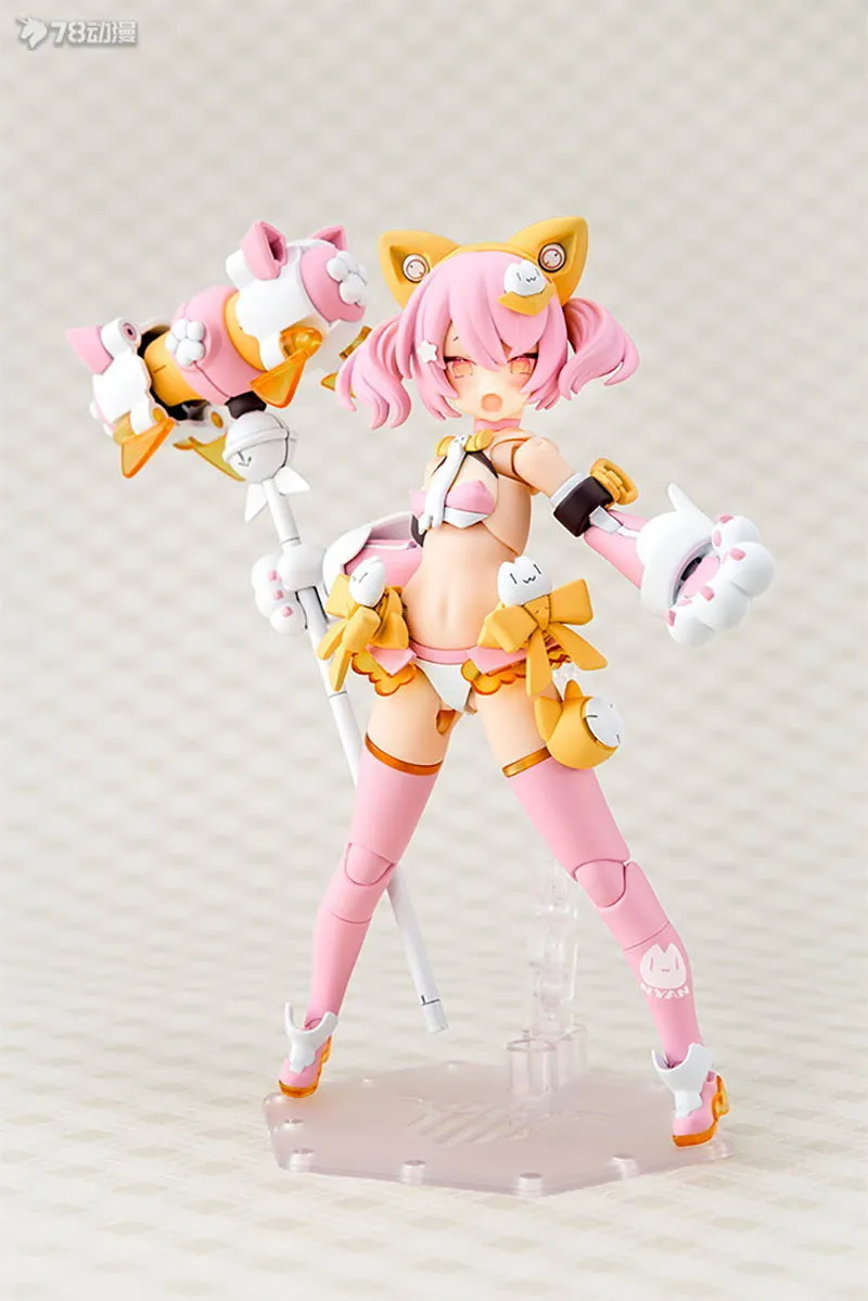 Kotobukiya MEGAMI DEVICE	26 PUNI MOFU KP704 Animation Action Figure PVC Assembly Model Toys Collectible Model Ornaments Gifts