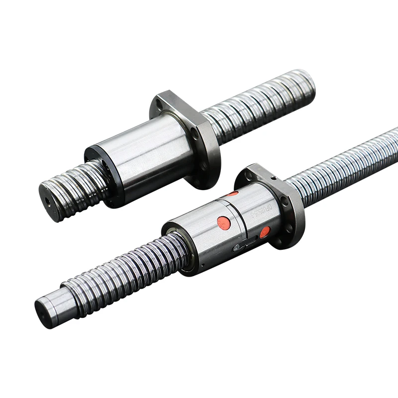 HLTNC 304 Ball Screws 16mm SFE1616  Lead Besar Manufaktur C7 Panjang Dapat Disesuaikan hingga 4000 mm Komponen Inti Nc untuk CNC
