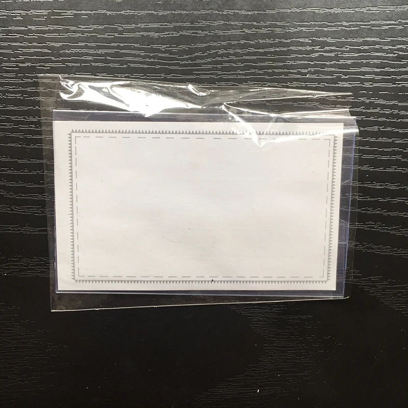 50Pcs Transparent Acrylic Chest Card Holder Pin Badge Clip for ID Card Work Permit Name Tag Business Office Conference Employees