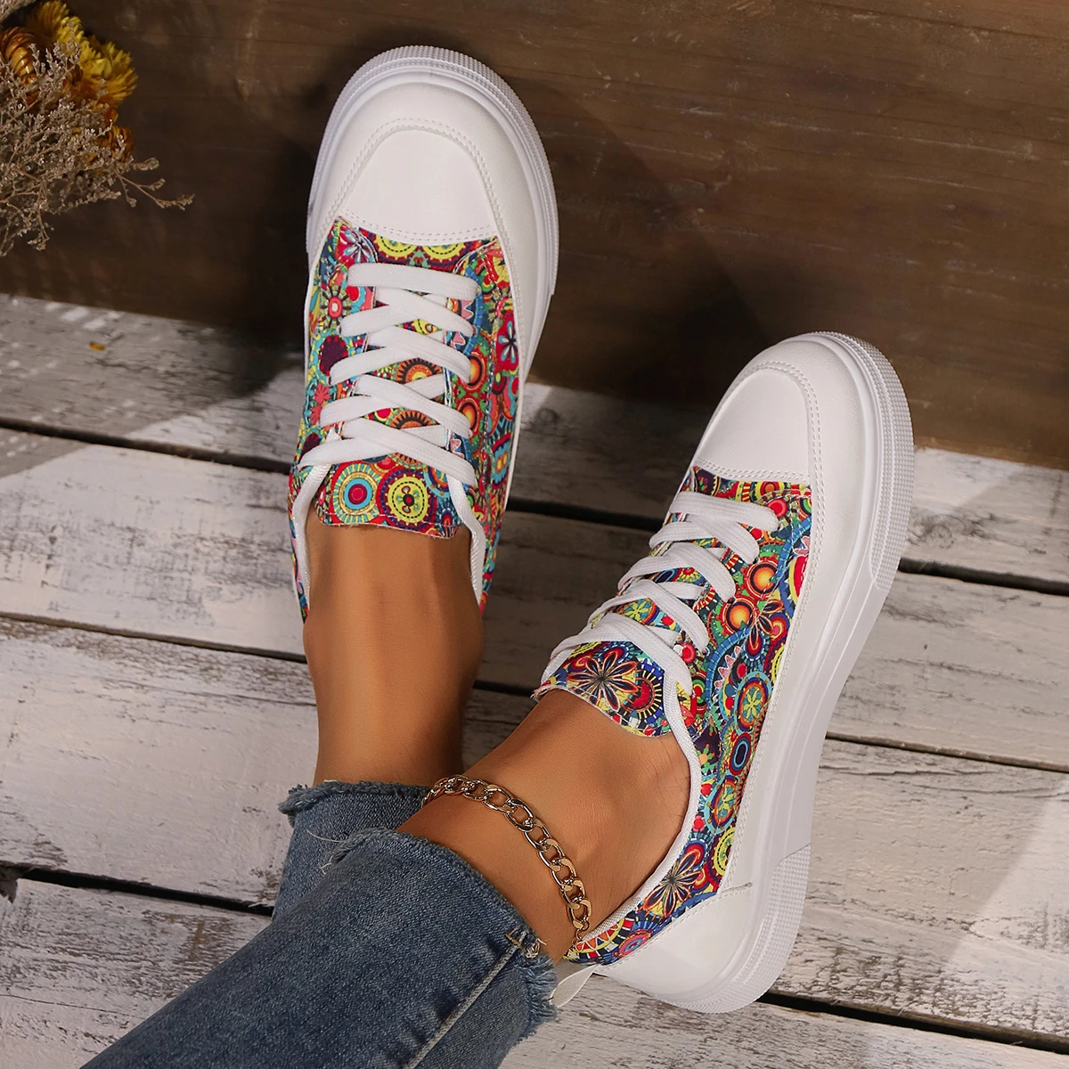 Dames Sneakers Lente En Herfst Ondiepe Mode Sneakers Comfortabele Lichtgewicht Designer Sneakers Vrijetijdsschoenen Voor Dames