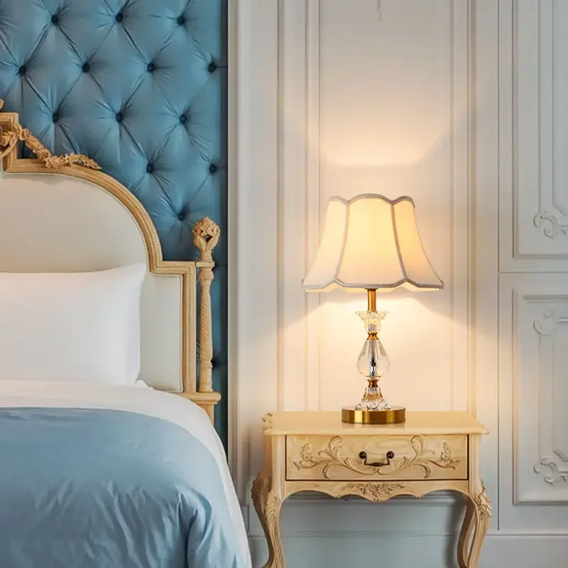 KARLOS Modern Crystal Floor Lamp Standing LED Nordic Creative Fashion Table Lights For Home Living Room Bedroom Decor