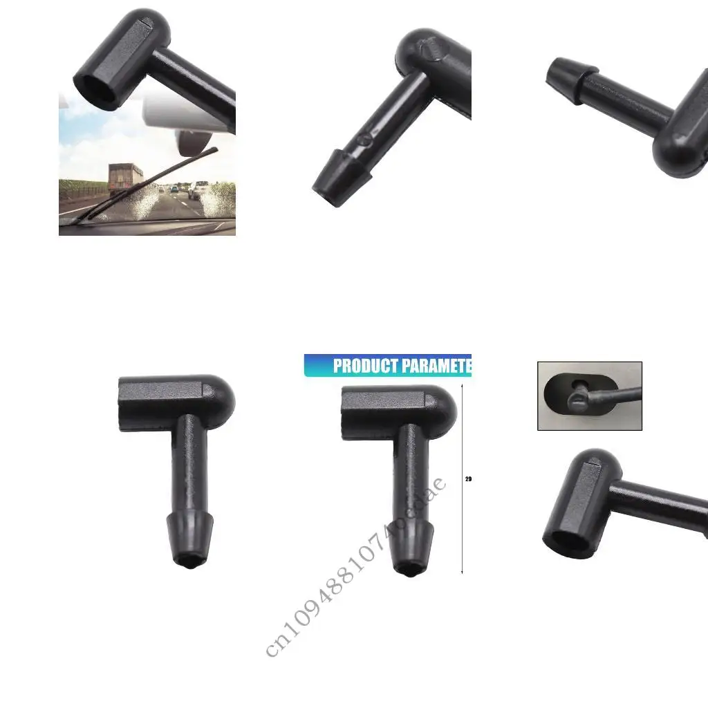 

6680333 for Vehicle Car Windshield Wiper Water Jet Replacement L Nozzle Hose Connector Auto Part Easy Installation