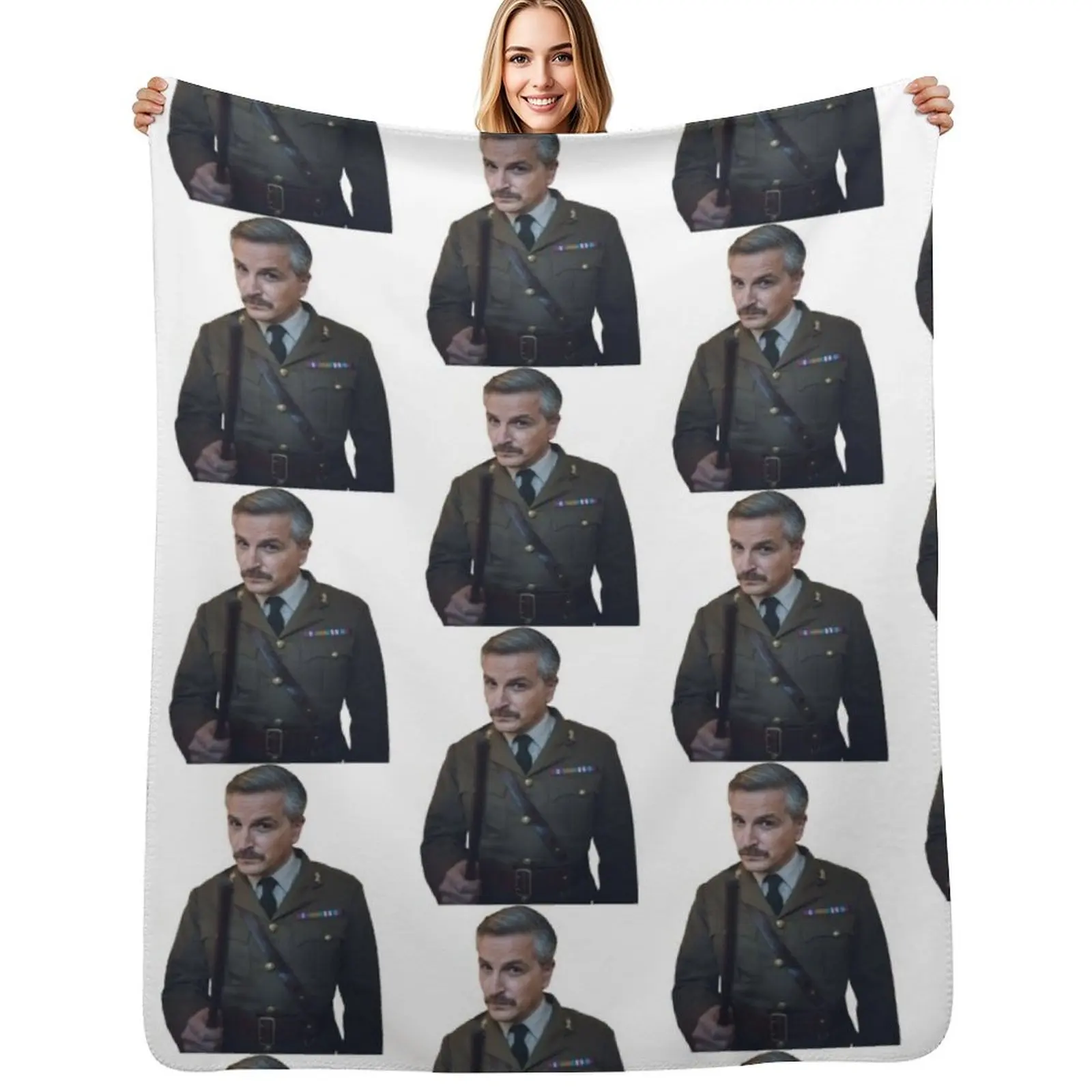 

BBC Ghosts Captain Throw Blanket Luxurious Soft Fuzzy Blanket for Sofa Bed