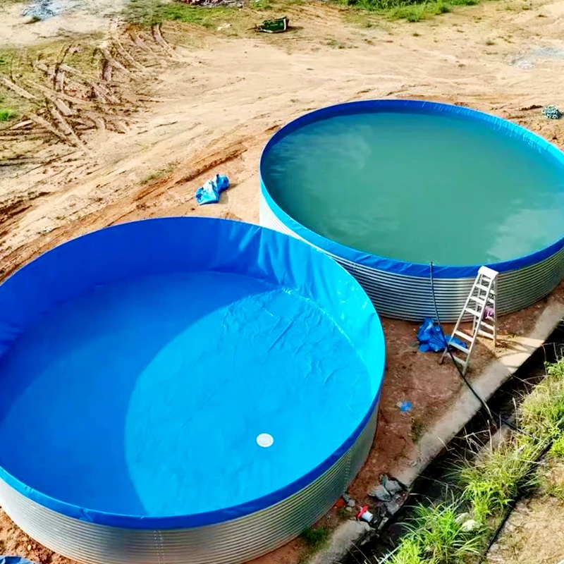Galvanized Sectional Panel Water Storage Tank for Irrigation Rural Tank Customized Product No Fixed Sizes Custom Size Customized