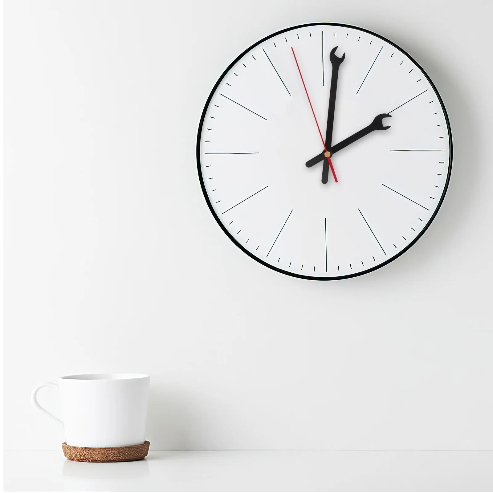 

DIY Wall Clock Movement Silent Non-Ticking Quartz Mechanism Kit for Custom Projects Long Shaft Clock Movement Kit