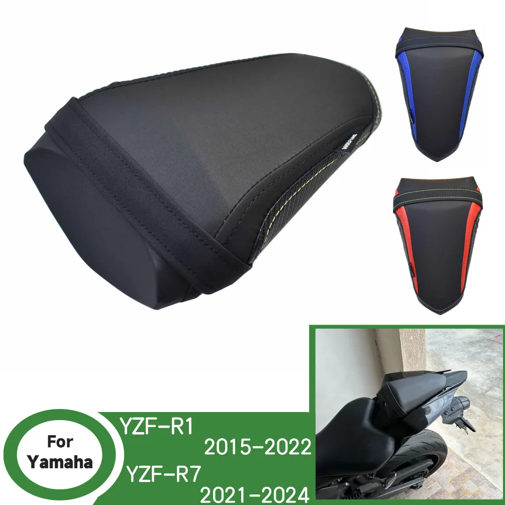 

R1 R7 Passenger Pillion Cushion YZFR7 YZF-R7 Rear Seat Pad Cover For Yamaha YZF YZF-R1 2015-2022 YZFR1 Motorcycle Accessories