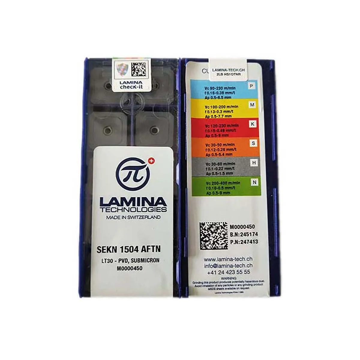LAMINA Original SEKN SEKN1204 SEKN1504 SEKN1203 AFTN LT30 Tool Inserts Carbide Milling Turning Milling Cutter