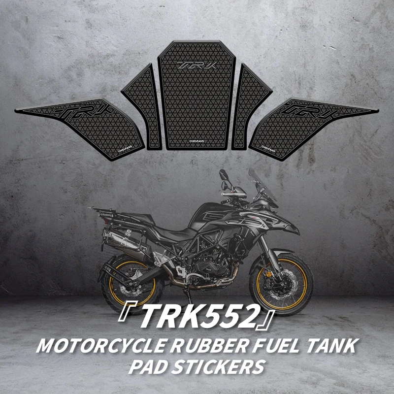 

Аксессуары для мотоциклов Benelli TRK552, резиновые украшения для бензобака и защита, утолщенные наклейки, наборы наклеек на топливный бак