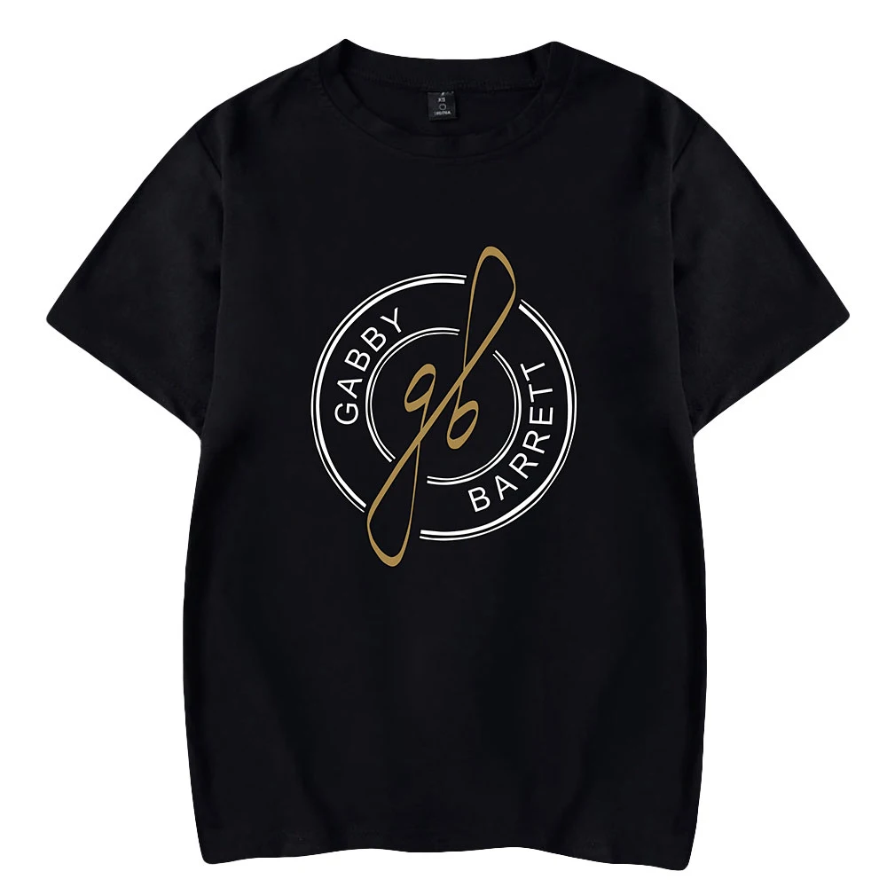 

Gabby barrett logo t crewneck manga curta masculina camiseta frete grátis 2022 estilo casual american star casal roupas