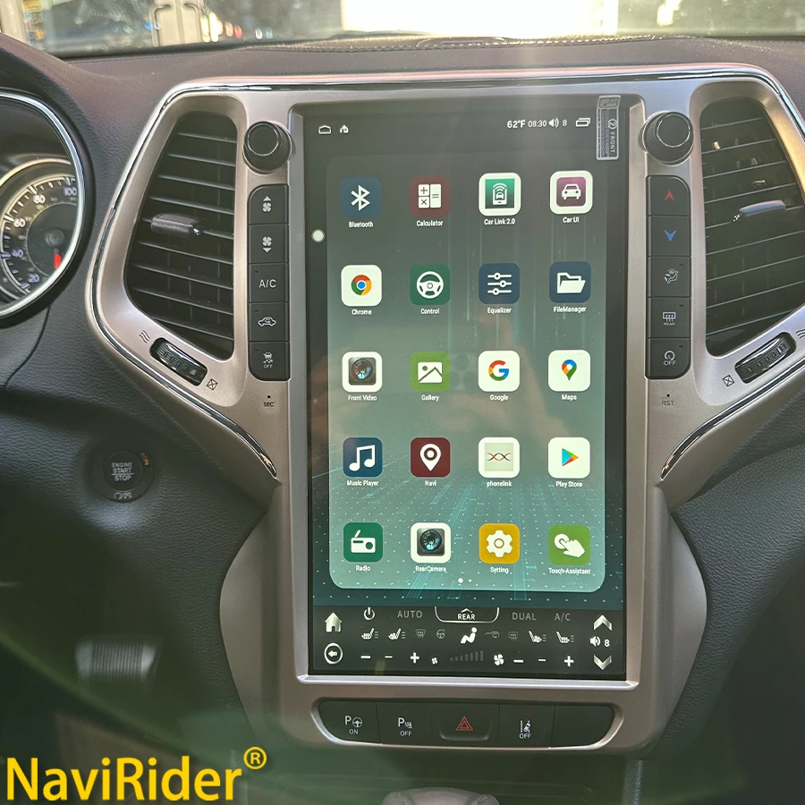 

Для Jeep Grand Cherokee WK2 2014-2017 автомобильная стерео Bluetooth GPS мультимедийный плеер навигация Android беспроводной Carplay авторадио