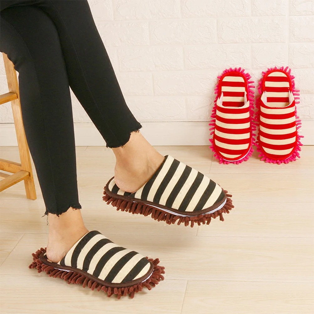 

Cleaning Slipper Cover Indoor Slippers Shoe Covers Reusable Mop Foot Mops for Floor Sock Mopping