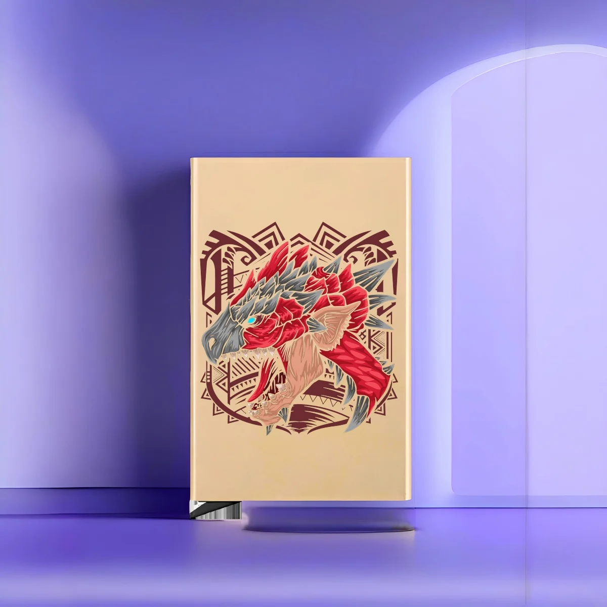 ハンティングクラブ ラタロス by 2026 新しいスタイルのファッションプリントカードケース さまざまなカラーオプション 使いやすい コンパクトで日常のニーズに最適