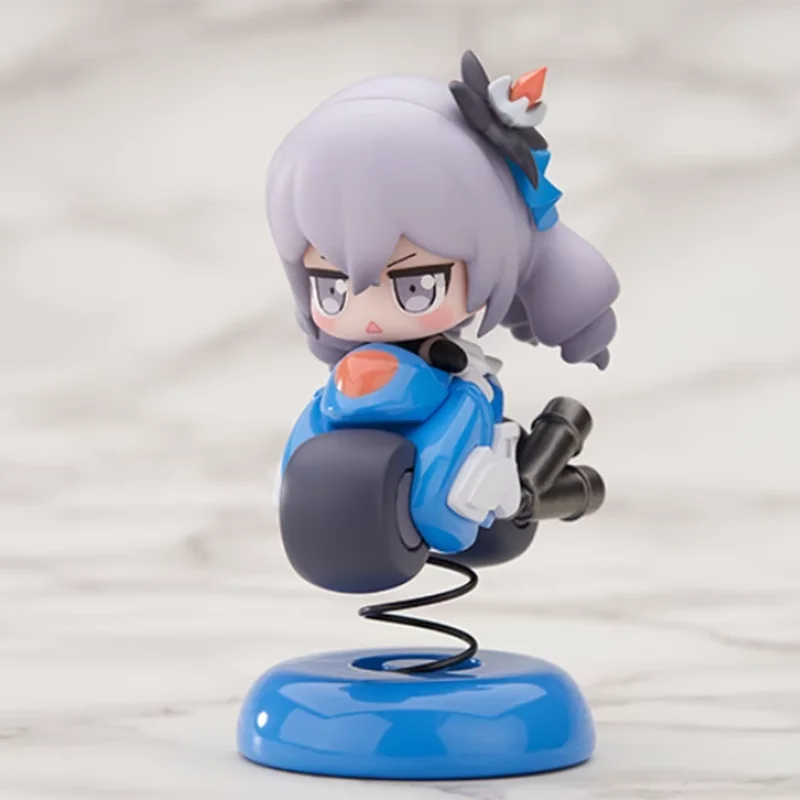 Kawaii Mihoyo/Honkai lmpact 3 Anime Figure Bronya Q-version Car Mounted Model Beautiful Girl Peripherals Anime Action Gifts Toys