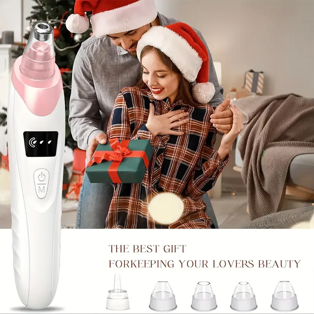 Limpiador de poros eléctrico de belleza, producto de Navidad, eliminador de espinillas, dispositivo de vacío de limpieza profunda para el cuidado Facial, herramientas para el cuidado de la piel
