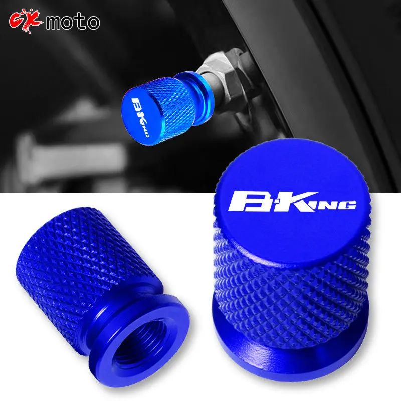 For Suzuki B-King ABS BKING 2008 2009 2010 2011 2012 Motorcycle Universal Valve Cap Vehicle Wheel Tire Valve Stem Caps Covers