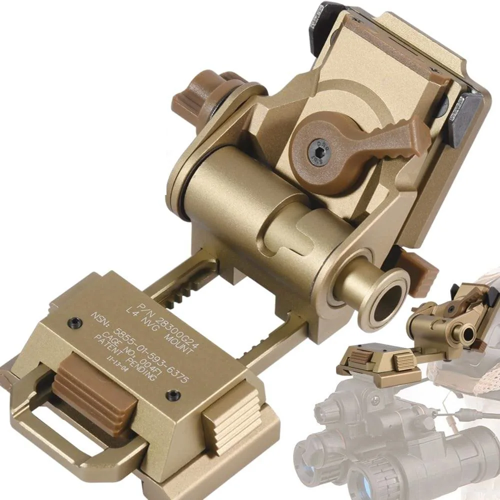 Suitable for L4G24 Tactical Helmet Accessories NVG Bracket L4G24 PVS15, PVS18, GPNVG18 Night Vision Device NVG Bracket