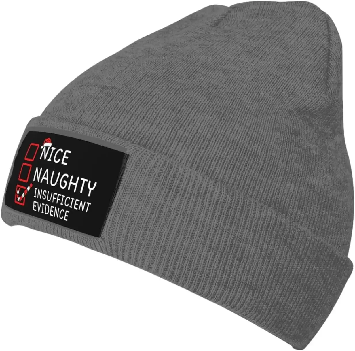 Nice Naughty Insufficient I Can Explain Beanie for Men Women Black Winter Hat Warm Knit Cuffed Beanies