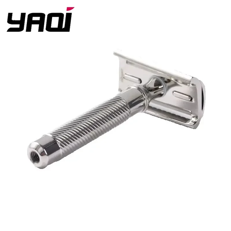 YAQI Slant 37 roestvrijstalen veiligheidsscheermes ongeveer 86 g 1,00 mm opening Professioneel kappersgereedschap voor heren